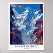 Mount Everest Druck - Everest Basislager Poster (Vorne)