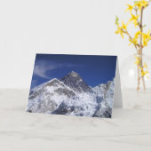 Mount Everest Foto Karte (Gelbe Blume)
