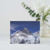 Mount Everest Foto Postkarte (Stehend Vorderseite)