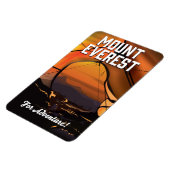 Mount Everest für Abenteuer! Magnet (Linke Seite)