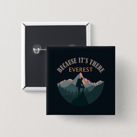 Mount Everest, Hiker Button (Vorne & Hinten)