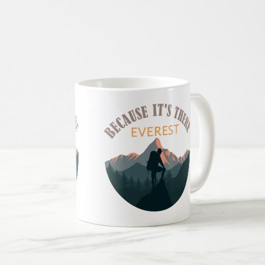Mount Everest, Hiker Kaffeetasse (VorderseiteRechts)