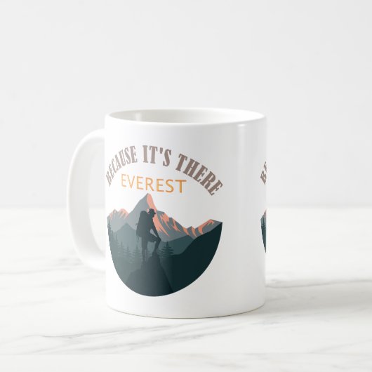 Mount Everest, Hiker Kaffeetasse (Vorderseite Links)