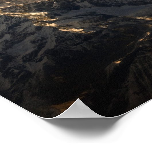 Mount Everest, Himalaya Mountains, Asien Poster (Ecke)