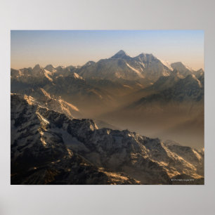 Mount Everest, Himalaya Mountains, Asien Poster
