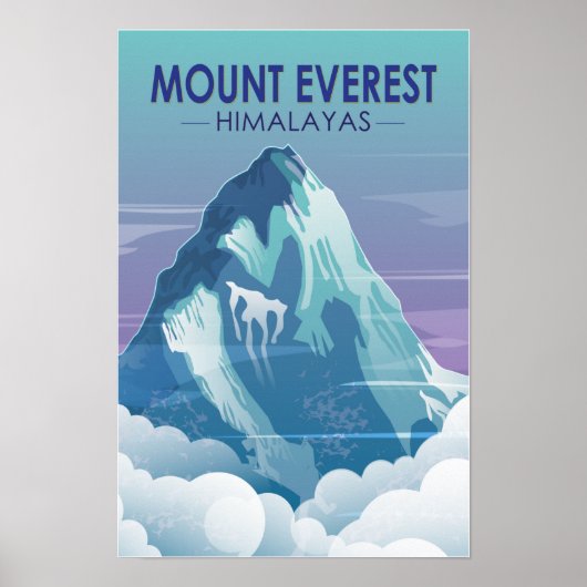 Mount Everest Himalayas Vintag Poster (Vorne)