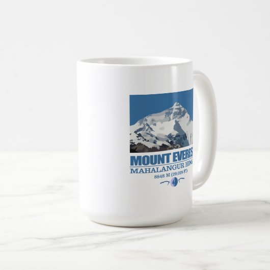 Mount Everest Kaffeetasse (VorderseiteRechts)