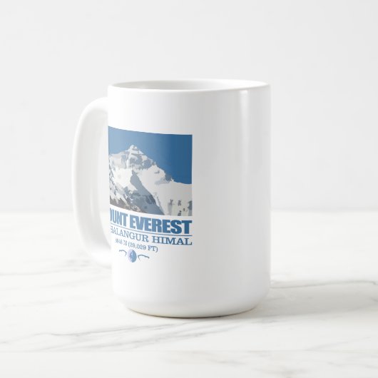 Mount Everest Kaffeetasse (Vorderseite Links)