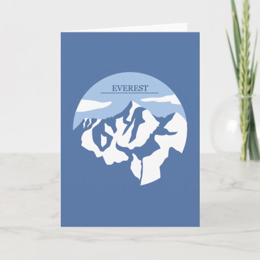 Mount Everest Karte (Vorderseite)