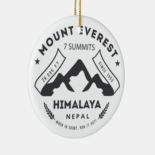 Mount Everest Keramikornament (Rechts)