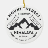 Mount Everest Keramikornament (Vorne)
