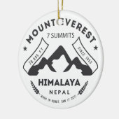 Mount Everest Keramikornament (Links)