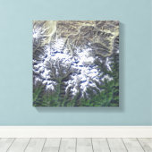 Mount Everest Leinwanddruck (Insitu (Holzboden))