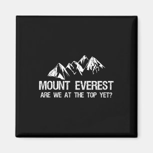 Mount Everest Lustige Bergsteige Expedition Magnet