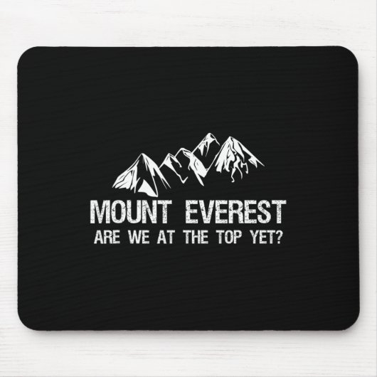 Mount Everest Lustige Bergsteigerexpedition  Mousepad (Vorne)