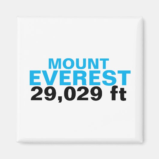 Mount Everest Magnet (Vorne)