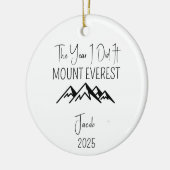 Mount Everest Ornament für Kletterer (Links)