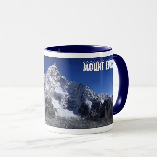 Mount Everest Panorama-Kaffee-Tasse Tasse (VorderseiteRechts)
