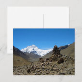 Mount Everest Postcard Postkarte (Vorne/Hinten)
