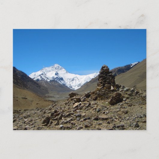 Mount Everest Postcard Postkarte (Vorderseite)