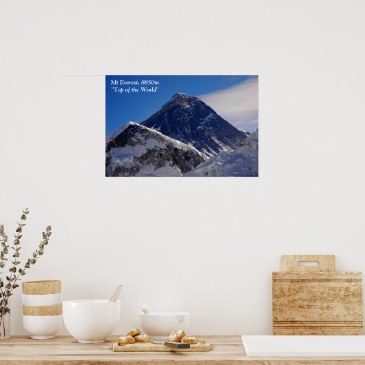 Mount Everest Poster (Küche)