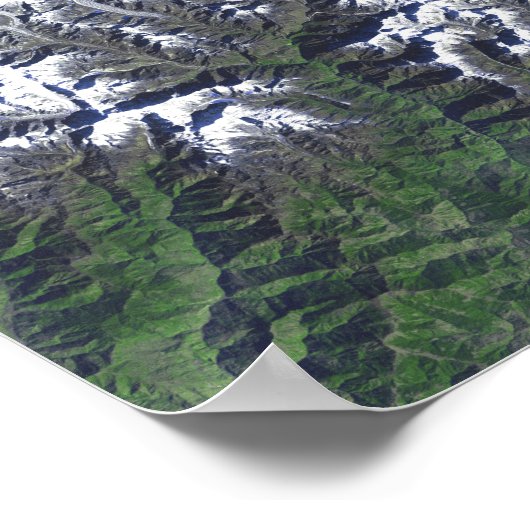 Mount Everest Poster (Ecke)