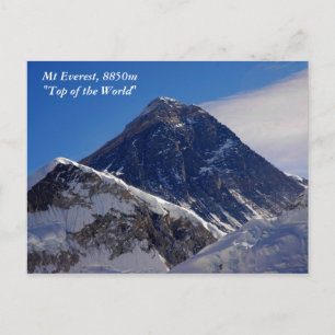 Mount Everest Postkarte