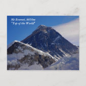 Mount Everest Postkarte (Vorderseite)