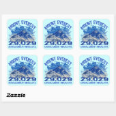 Mount Everest Quadratischer Aufkleber (Blatt)