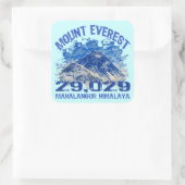 Mount Everest Quadratischer Aufkleber (Tasche)