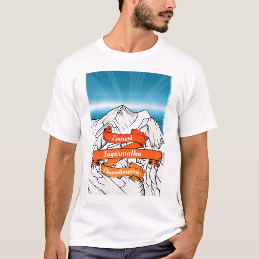 Mount Everest Sagarmatha Chomolungma T-Shirt (Vorderseite)