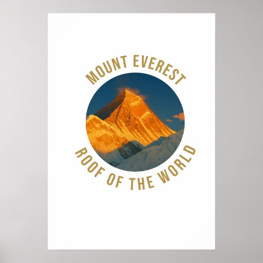 Mount Everest Sagarmatha Poster (Vorne)