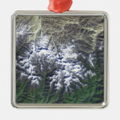 Mount Everest Silbernes Ornament (Vorne)