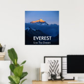 Mount Everest Sunset Poster (Heimbüro)