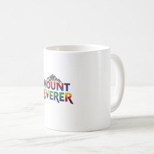 Mount Everest Tag Tasse (VorderseiteRechts)