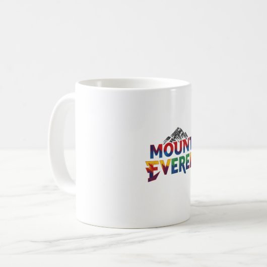 Mount Everest Tag Tasse (Vorderseite Links)