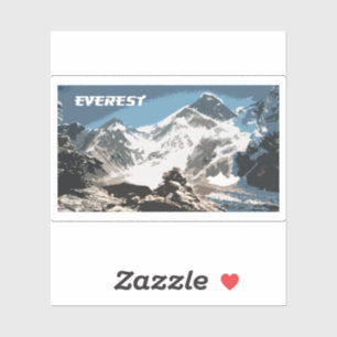 Mount Everest View, Nepal Aufkleber