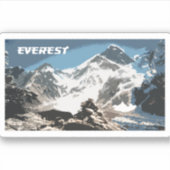Mount Everest View, Nepal Aufkleber (Vorderseite)