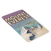 Mount Everest Vintage Reiseposter Magnet (Rechte Seite)
