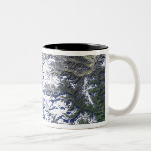 Mount Everest Zweifarbige Tasse