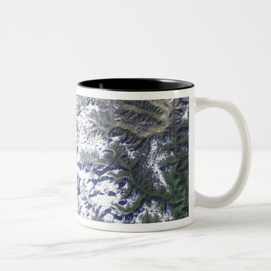 Mount Everest Zweifarbige Tasse (Rechts)