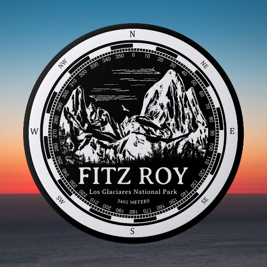 Mount Fitz Roy - Cerro Chaltén Südamerika Button