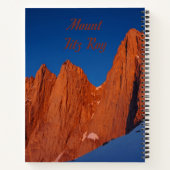 Mount Fitz Roy Notizblock (Rückseite)