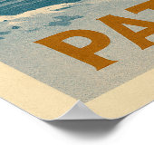 Mount Fitz Roy Patagonia V02 Poster (Ecke)