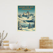 Mount Fitz Roy Patagonia V08 Poster (Küche)