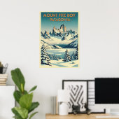 Mount Fitz Roy Patagonia V08 Poster (Heimbüro)