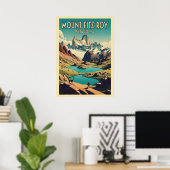 Mount Fitz Roy Patagonien V09 Poster (Heimbüro)