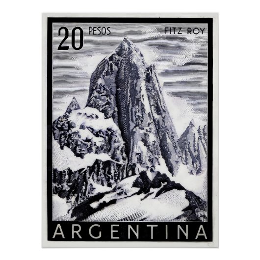 Mount Fitzroy Poster (Vorderseite)