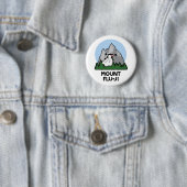 Mount Flu-ji Funny Mountain Pun Button (Beispiel)