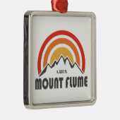Mount Flume New Hampshire Ornament Aus Metall (Rechts)